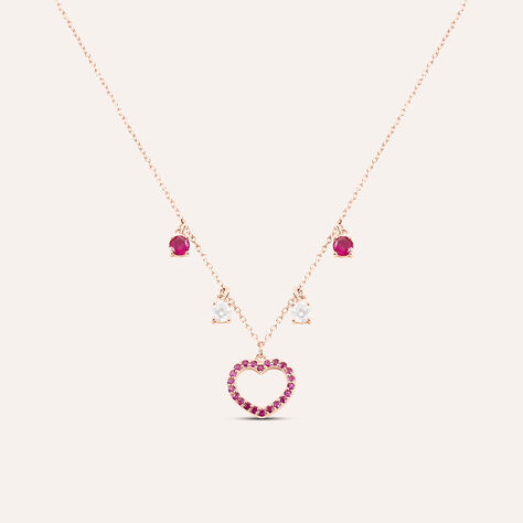 Collana Silver Rainbow Argento Rosa Cubic Zirconia - Collane Donna | Stroili