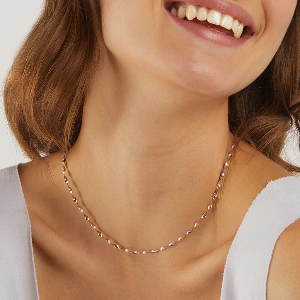Catena Colette Oro Bicolore - Collane Catena Donna | Stroili