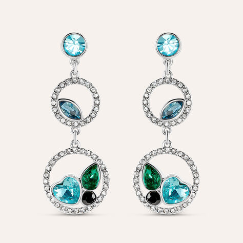 Orecchini Pendenti Violet Ottone Cristallo - Orecchini Pendenti Donna | Stroili