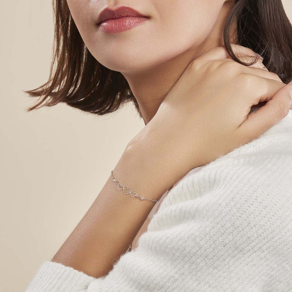 Bracciale Silver Collection Argento Rodiato - Bracciali Love Donna | Stroili