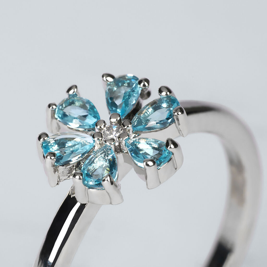 Anello Fantasia Romantic Shine Ottone Cristallo