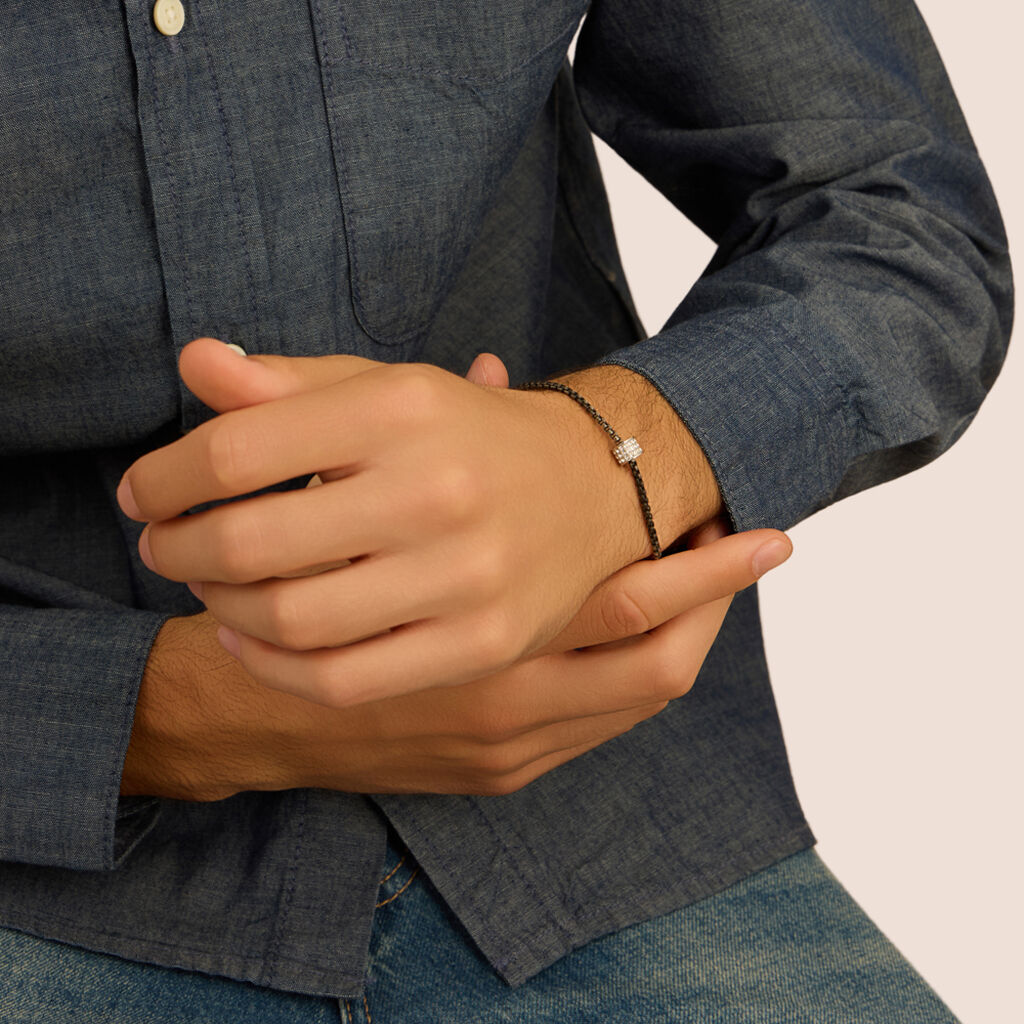 Bead Essential Code Acciaio Cristallo