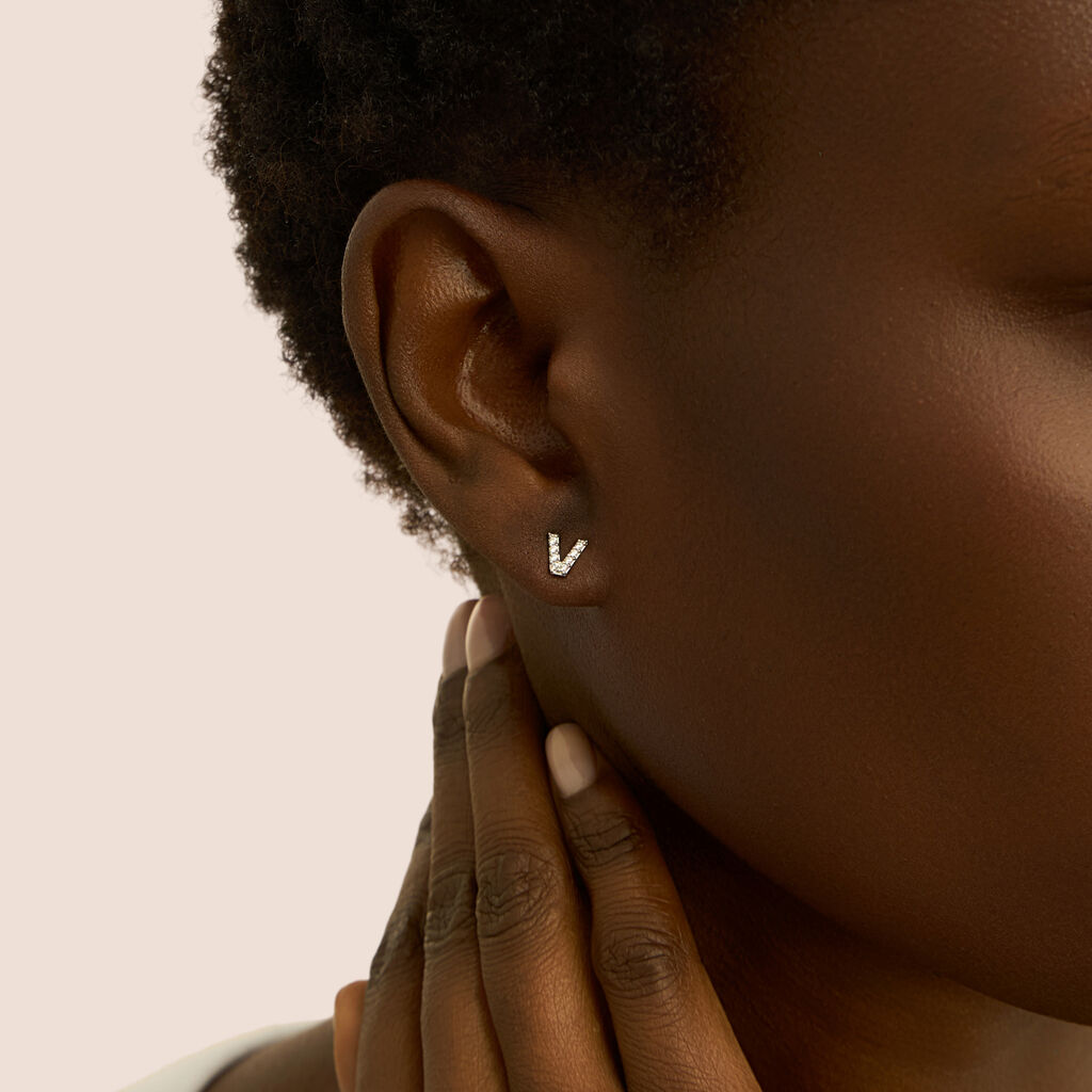 Mono Orecchino Lobo Silver Moments Argento Rodiato Cubic Zirconia