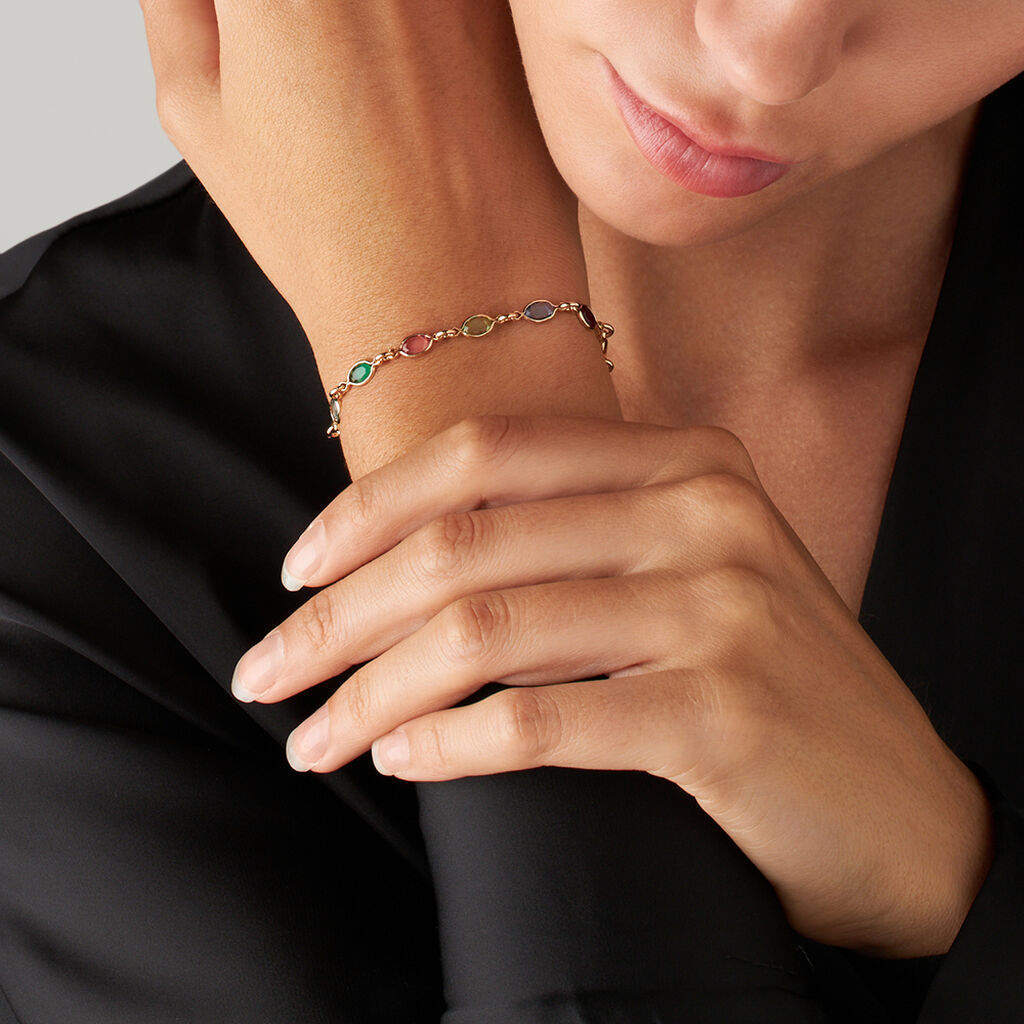 Bracciale Golden Dream Placcato Oro Giallo Cubic Zirconia - Bracciali Amicizia Donna | Stroili