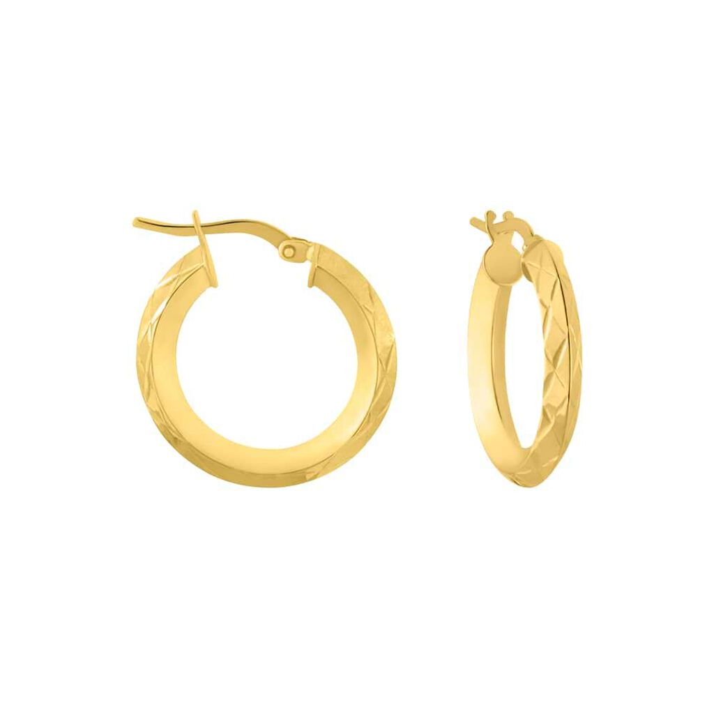 Orecchini A Cerchio Toujours Oro Giallo - Orecchini a Cerchio Donna | Stroili