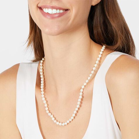 Collana Silver Pearls Argento Rodiato Perla sintentica - Collane Donna | Stroili