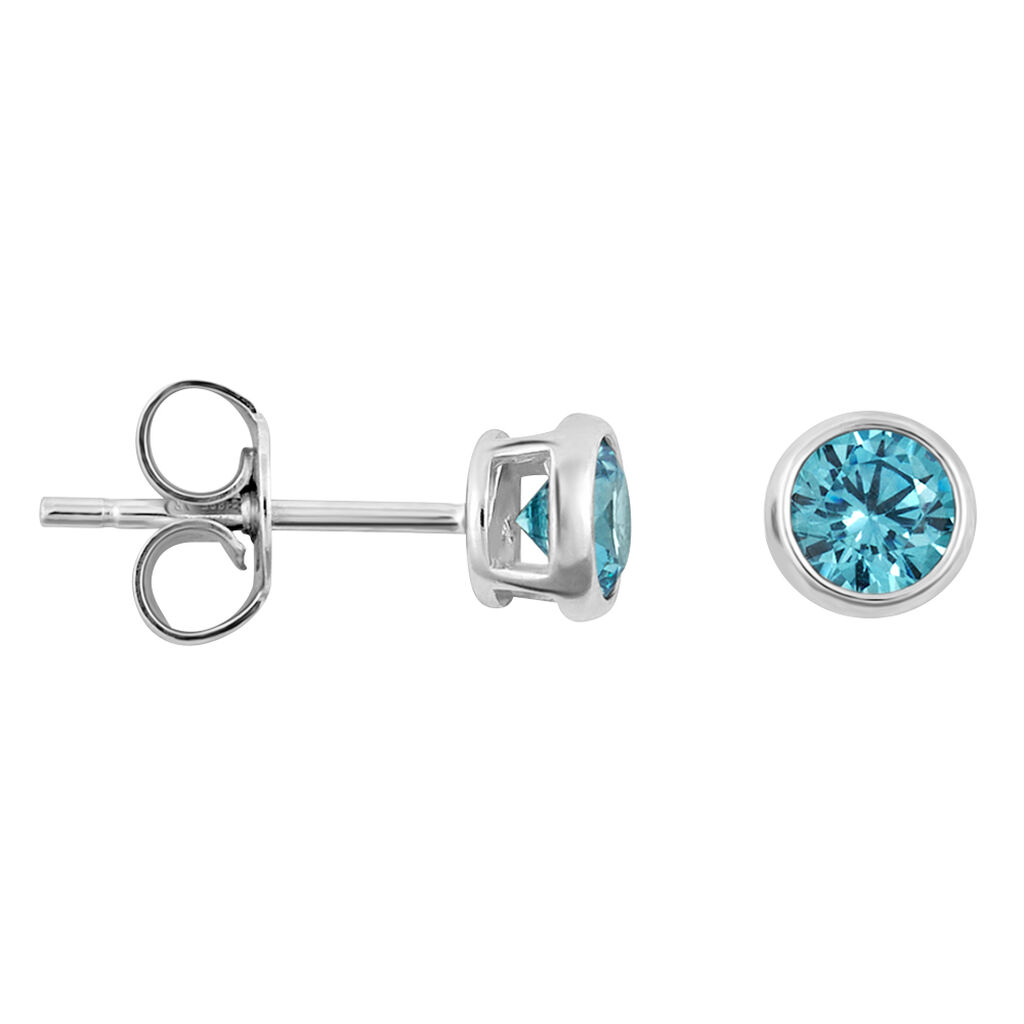 Orecchini Lobo Punto Luce Silver Rainbow Argento Rodiato Cubic Zirconia - Orecchini a Lobo Donna | Stroili