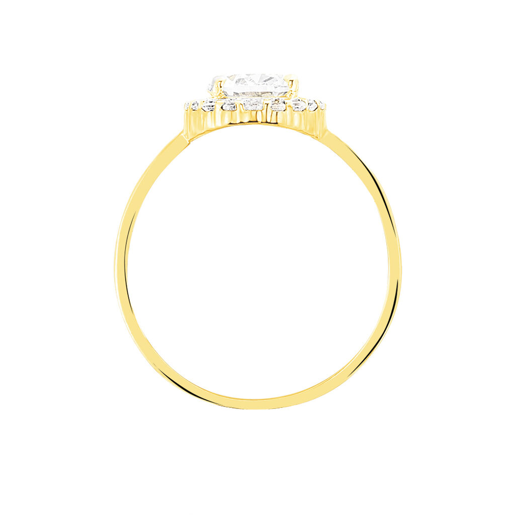Anello Solitario Claire Oro Giallo Cubic Zirconia - Anelli con Pietre Donna | Stroili