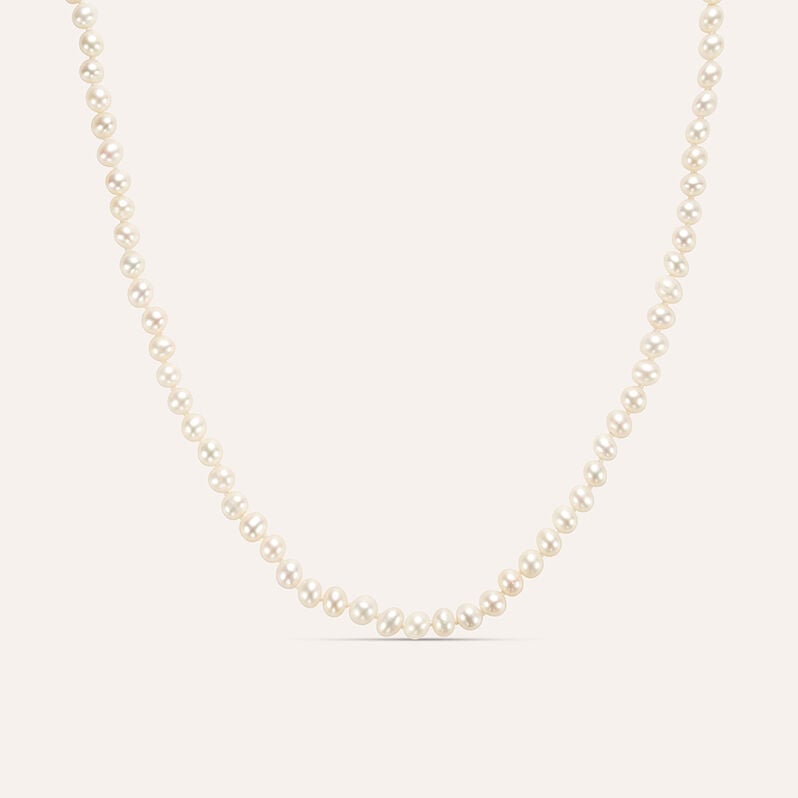 Collana L'homme Or Oro Giallo Perla D'Acqua Dolce - Collane Uomo | Stroili