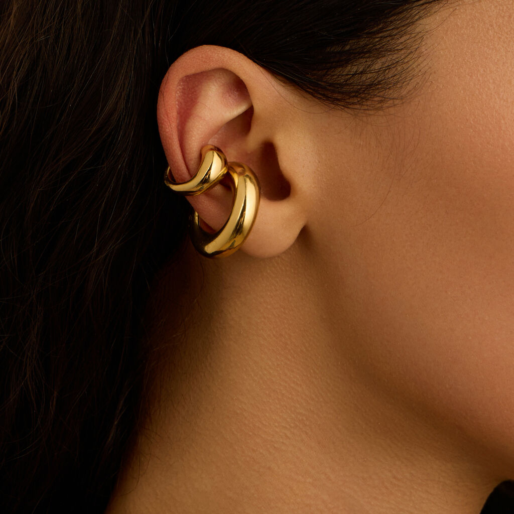 Ear Cuff Lady Code Acciaio Dorato - Ear Cuff Donna | Stroili