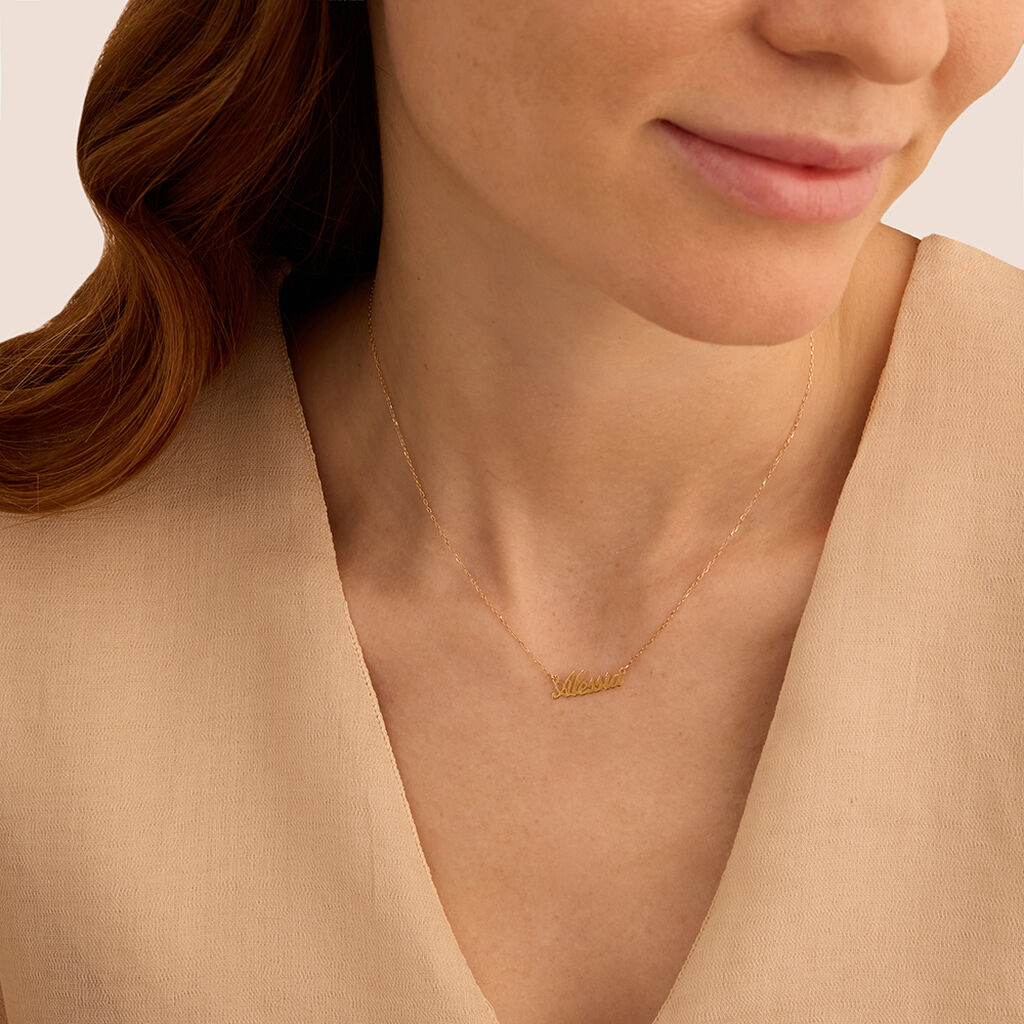 Collana Alessia Gold Names Oro Giallo
