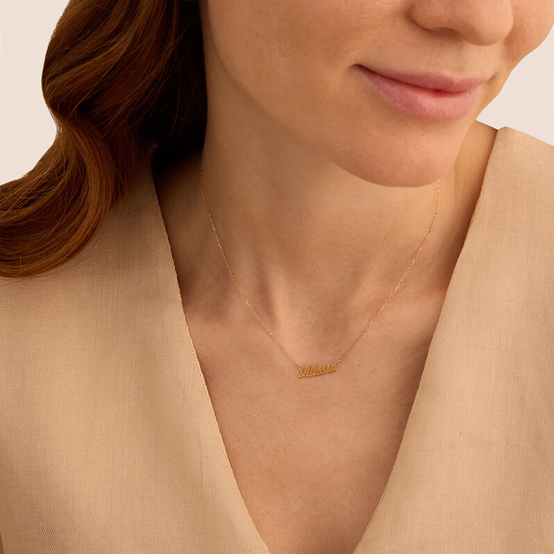 Collana Alessia Gold Names Oro Giallo - Collane Unisex | Stroili