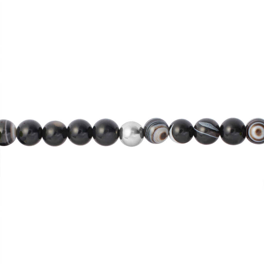 Bracciale Man Code Acciaio Onice - Bracciali Uomo | Stroili