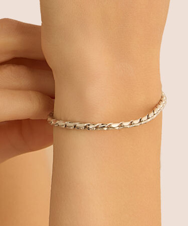 Bracciale Catena Silver Collection Argento Rodiato
