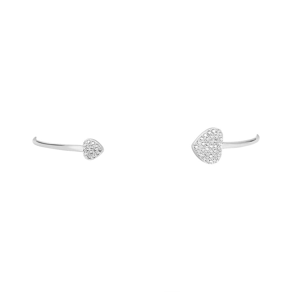 Bangle Silver Shine Argento Rodiato Cubic Zirconia - Bracciali Rigidi Donna | Stroili