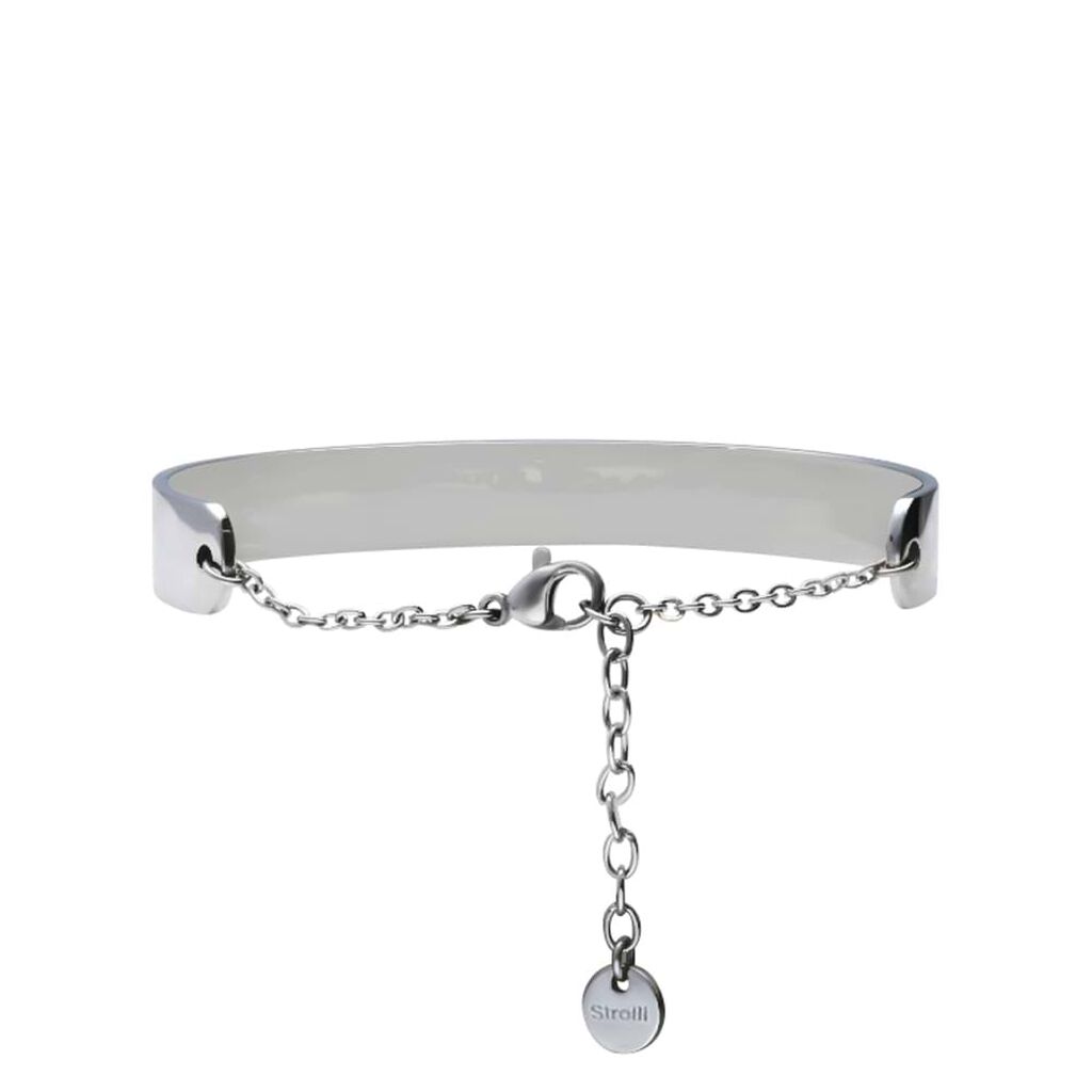 Bangle Lady Chic Acciaio Cuore e Cristalli - Bracciali Donna | Stroili