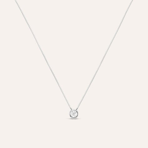 Collana Punto Luce Firmamenti Oro Bianco Diamante - Collane Punto Luce Donna | Stroili