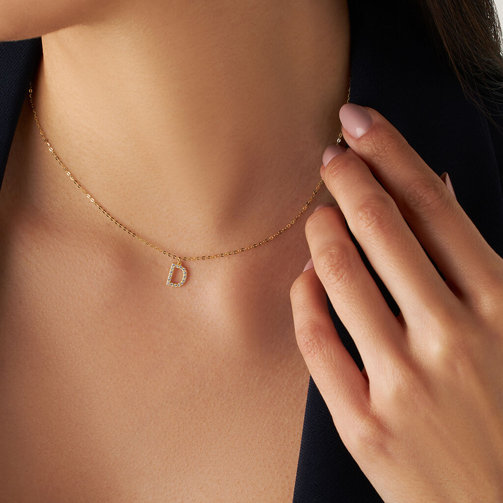 Collana Claire Oro Giallo Cubic Zirconia - Collane Donna | Stroili