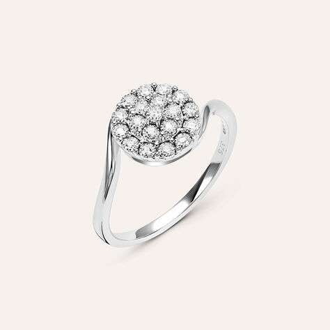 Anello Solitario Sophia Oro Bianco Diamante - Anelli con Pietre Donna | Stroili