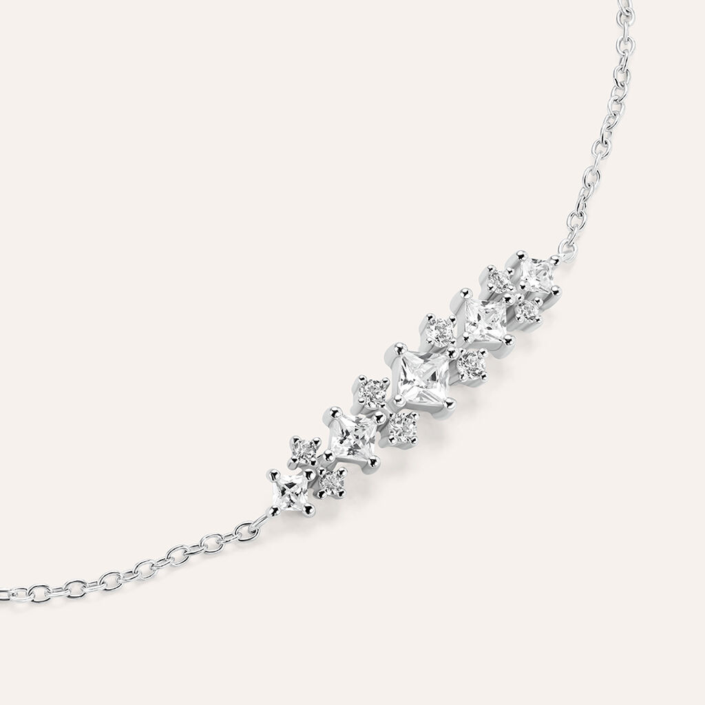 Bracciale Silver Elegance Argento Rodiato Cubic Zirconia