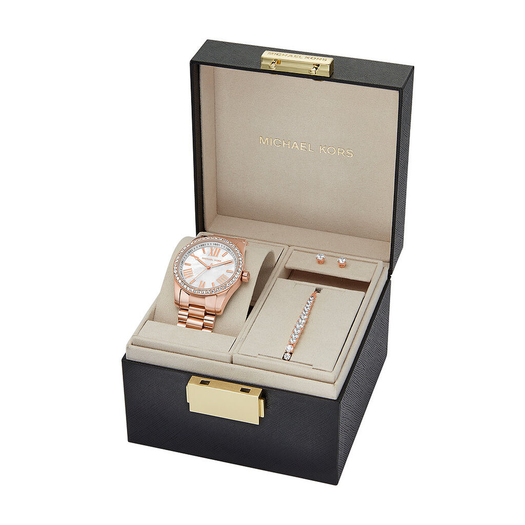 Combo Orologio Al Quarzo Michael Kors Lexington Mk1088set