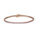 Bracciale Tennis Silver Rainbow Argento Rosa Cubic Zirconia - Bracciali Tennis Donna | Stroili