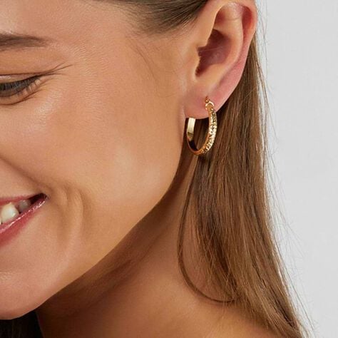 Orecchini A Cerchio Toujours Oro Giallo - Orecchini a Cerchio Donna | Stroili