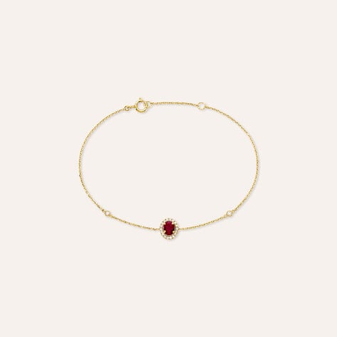 Bracciale Charlotte Oro Giallo Rubino Diamante - Bracciali Donna | Stroili