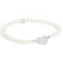 Bracciale Silver Pearls Argento Rodiato Perla sintentica