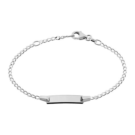 Bracciale Con Targhetta Silver Baby Argento Rodiato - Bracciali con Incisione Bambino | Stroili