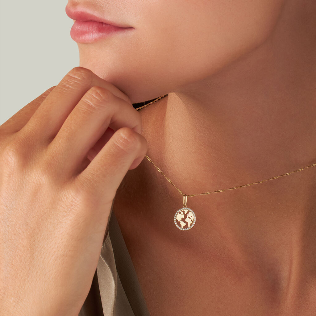 Pendente Poème Oro Giallo Cubic Zirconia - Ciondoli Donna | Stroili