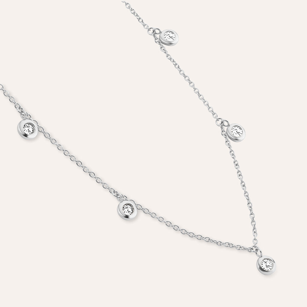 Collana Desideria Argento Nobile Rodiato