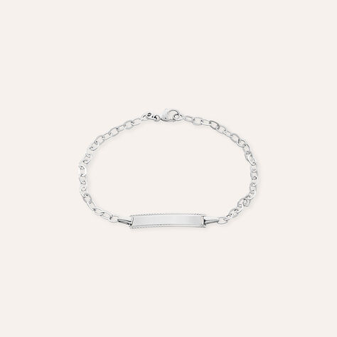 Bracciale bambino in oro bianco - Bracciali con Incisione Bambino | Stroili
