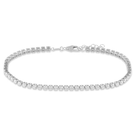 Bracciale Tennis Claire Oro Bianco Cubic Zirconia - Bracciali Tennis Donna | Stroili