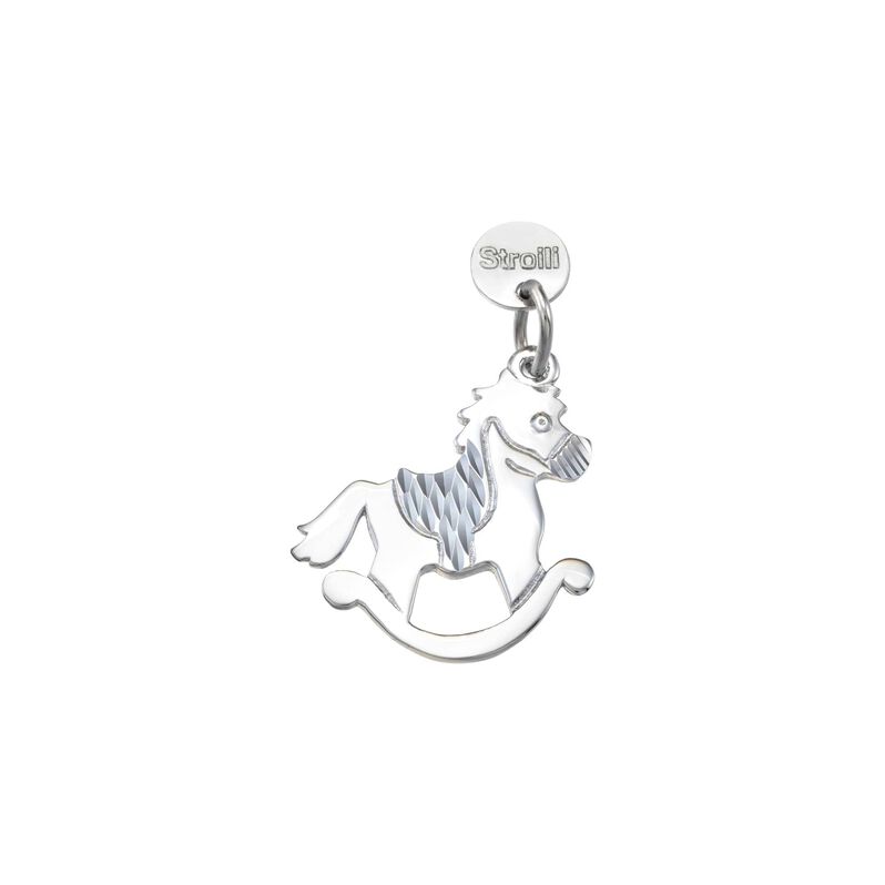 Charm in argento rodiato diamantato - Charms Donna | Stroili