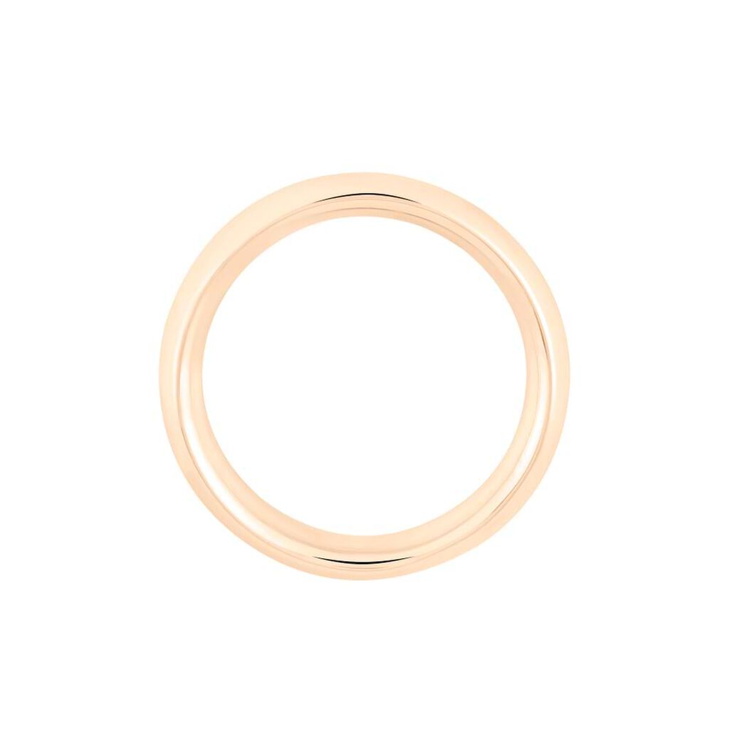 Fede Comoda Leggera 4.5 mm Oro Rosa - Anelli con Incisione Unisex | Stroili