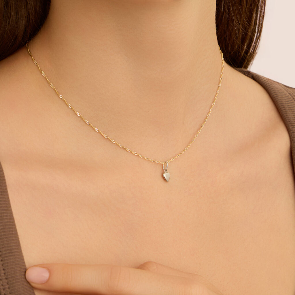 Pendente Poème Oro Bianco