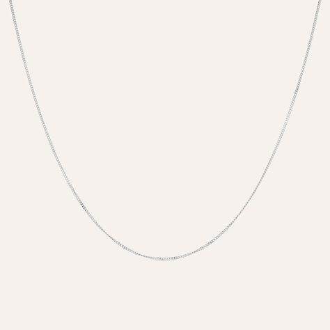 Catena Silver Collection Argento Rodiato - Collane Catena Donna | Stroili