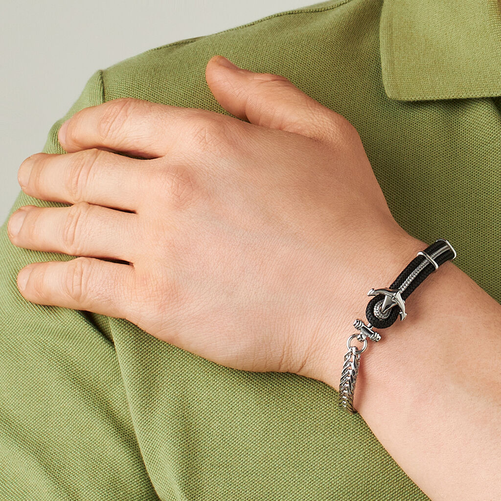 Bracciale Man Code Acciaio - Bracciali Uomo | Stroili