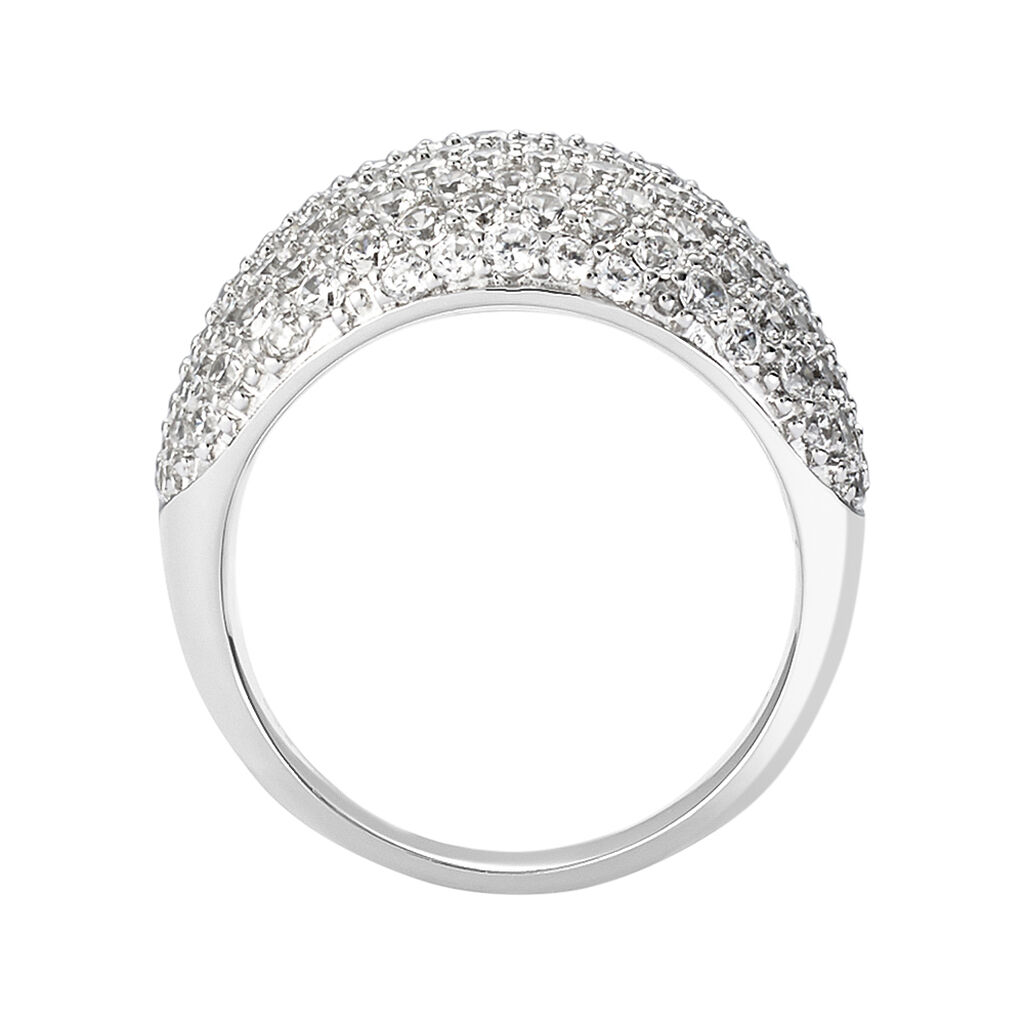 Anello Fascia Silver Shine Argento Rodiato Cubic Zirconia - Anelli con Pietre Donna | Stroili
