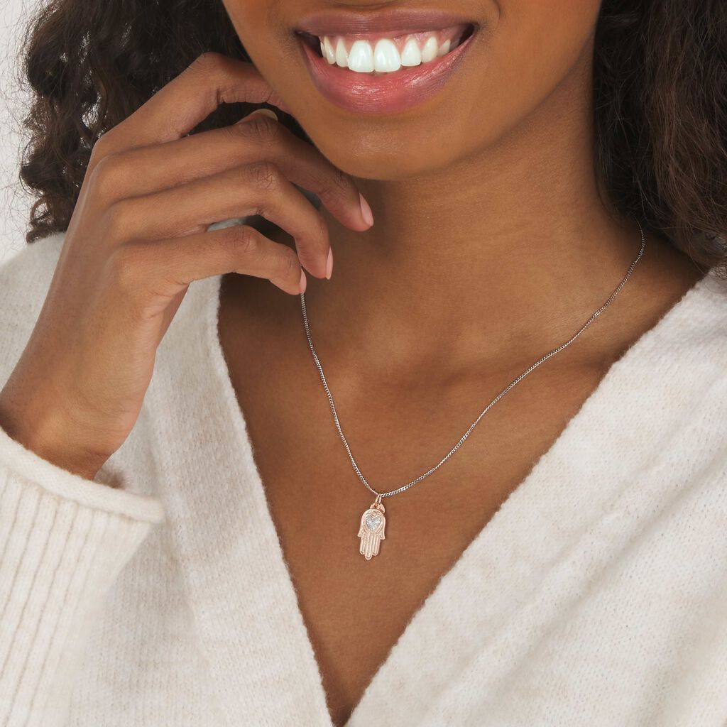 Pendente Love Beats Argento Rosa - Ciondoli Donna | Stroili