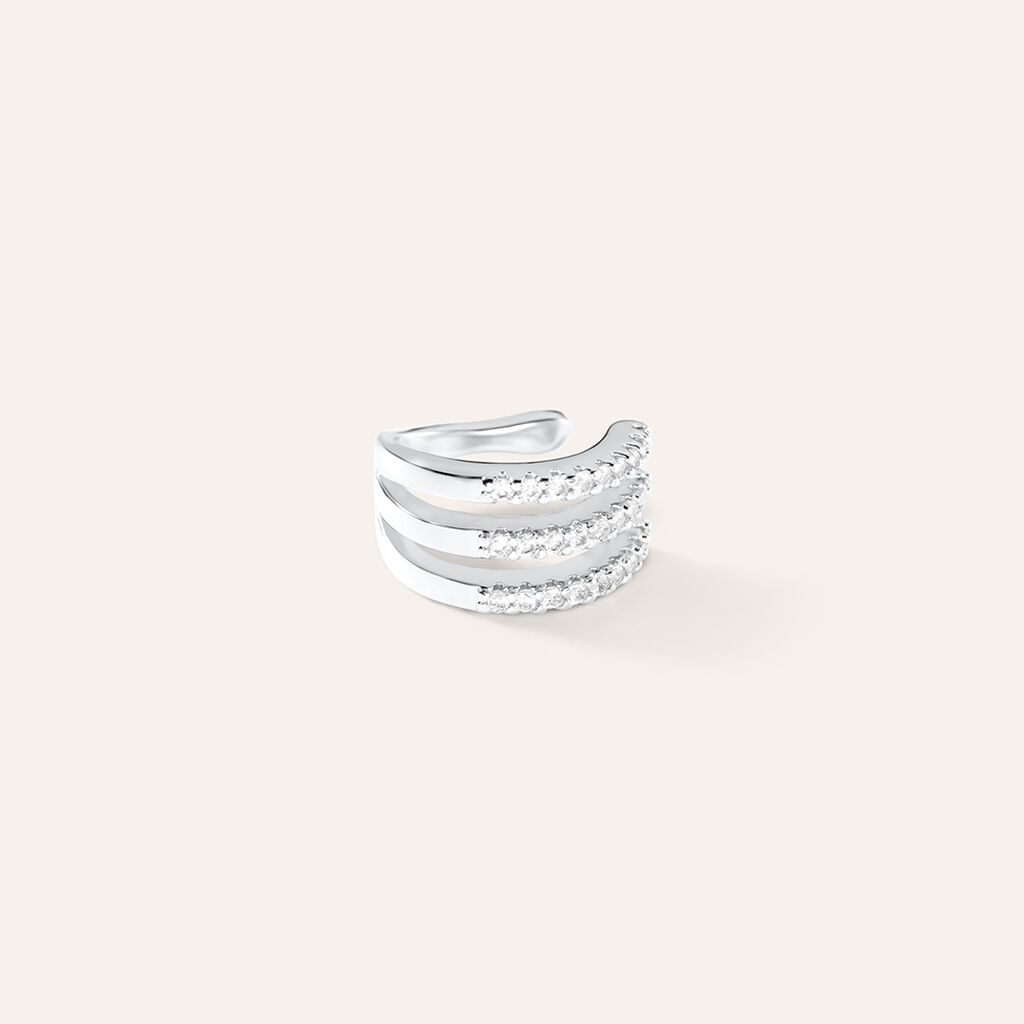 Ear Cuff Romantic Shine Metallo Cristallo