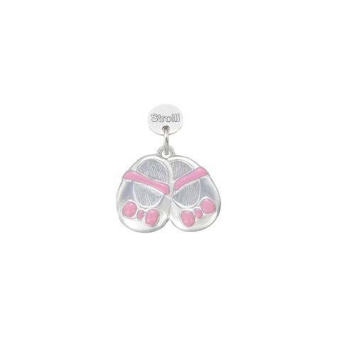 Charm in argento rodiato e smalto - Charms Donna | Stroili