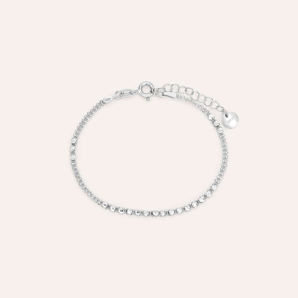 Bracciale Silver Elegance Argento Rodiato Cubic Zirconia