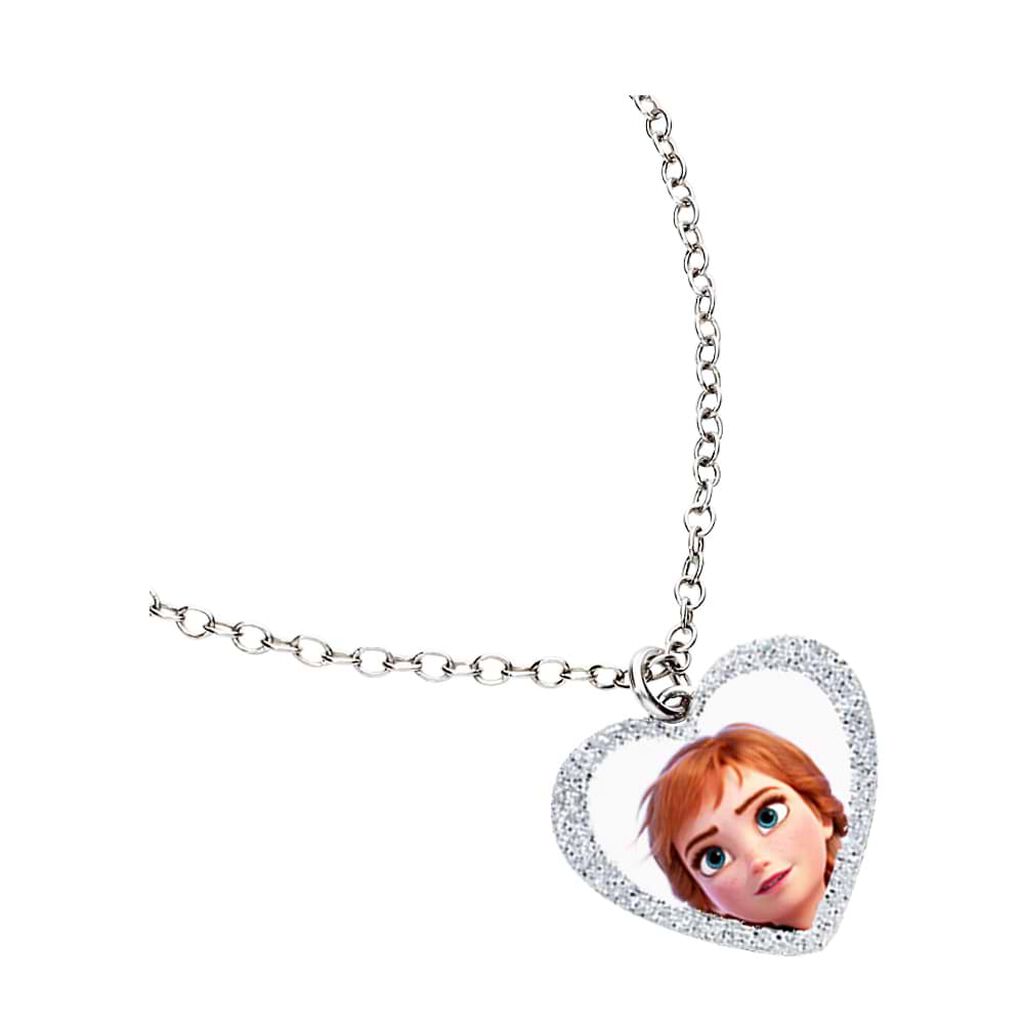 Girocollo con pendente cuore Anna in argento e glitter - Collane Bambino | Stroili