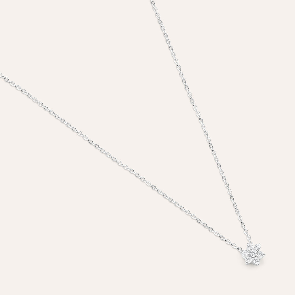 Collana Silver Elegance Argento Rodiato Cubic Zirconia