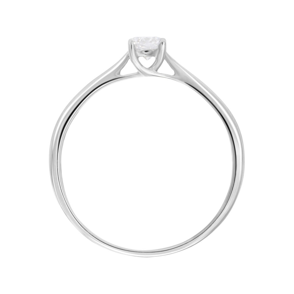Anello Solitario Diamade Oro Bianco Diamante Lab-Grown - Anelli con Pietre Donna | Stroili