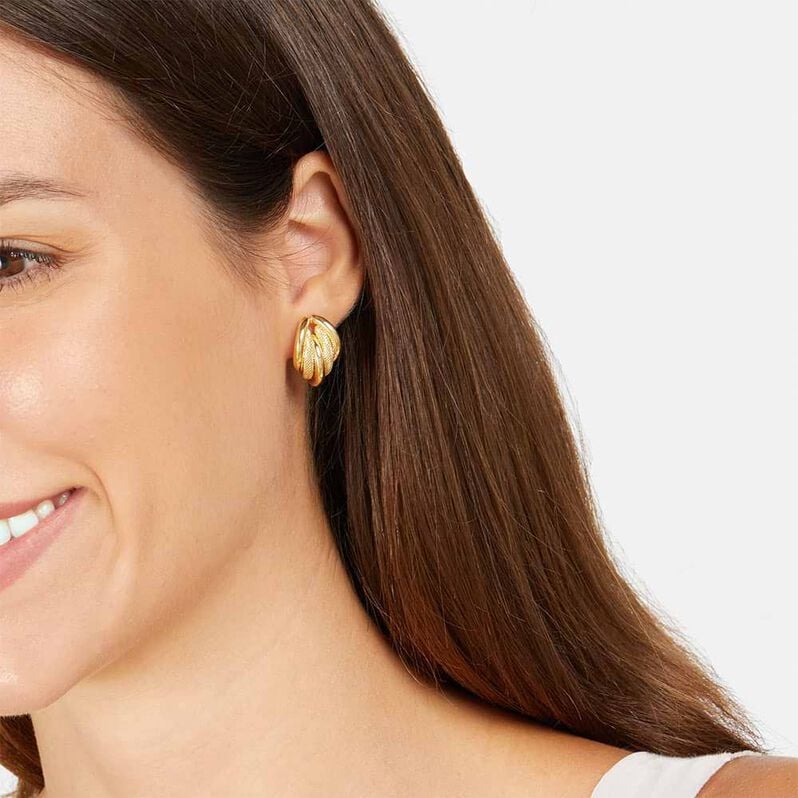 Orecchini A Cerchio Gold Essence Oro Giallo - Orecchini a Cerchio Donna | Stroili