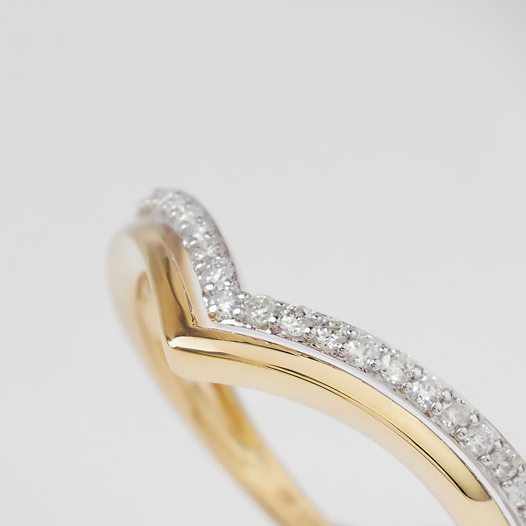 Anello Fantasia Sophia Oro Giallo Diamante - Anelli con Pietre Donna | Stroili