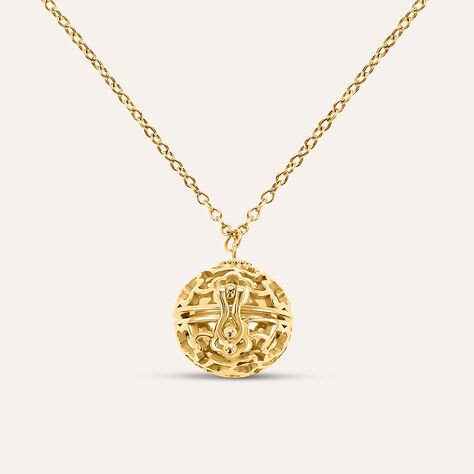 Collana Chiama Angeli Lady Code Acciaio Dorato - Collane Chiama Angeli Donna | Stroili